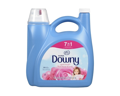 Downy Assouplissant textile liquide pour la lessive Ultra (adoucissant textile), Fraîcheur d’avril , 190 brassées - 4.16 L
