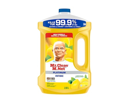 Antibacterial All Purpose Cleaner, Floor Cleaner, Mop Soap, Cleaning Liquid, Lemon - 2.93 L
