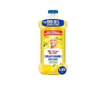 Antibacterial All Purpose Cleaner, Floor Cleaner, Mop Soap, Cleaning Liquid, Lemon - 1210.0 ML