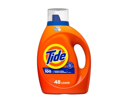 Tide Détergent à lessive liquide, parfum Original, 48 brassées, 1,8 L (63 oz liq.) - 1.86 L