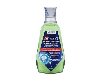 Crest Rince-bouche Pro-Santé Avancé Protection anticarie maximale, menthe douce, 1 L - 1.0 L
