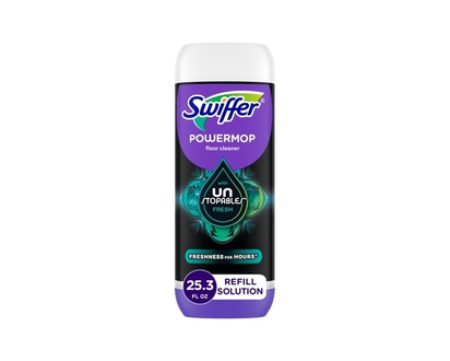 Swiffer Solution nettoyante pour planchers SuperVadrouille, parfum Frais Unstopables, 0,75L - 750.0 ML