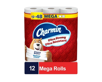 Charmin Ultra Strong Toilet Paper, 12 Equal 48 Rolls, 220 Bathroom Tissues per roll - 12.0 EA