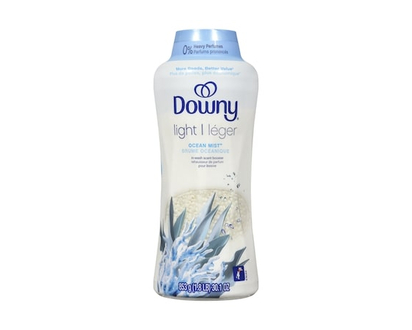 Downy Light Laundry Scent Booster Beads for Washer, Ocean Mist Scent, with No Heavy Perfumes - 853.0 G