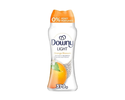 Downy Light Laundry Scent Booster Beads for Washer, Orange Blossom Scent, with No Heavy Perfumes - 379.0 G