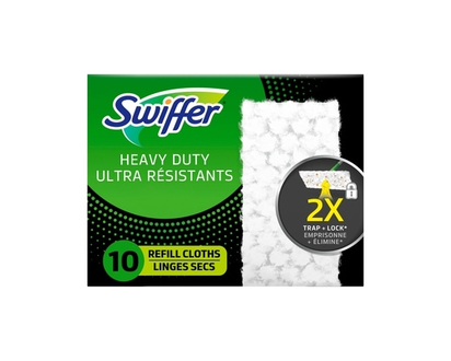 Swiffer Sweeper Heavy Duty Dry Multi-Surface Cloth Refills for Floor Sweeping and Cleaning, 10 count - 10.0 EA
