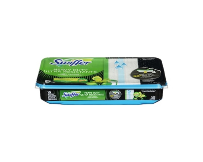 Swiffer Sweeper Heavy Duty Wet Multi-Surface Cloth Refills for Floor Mopping and Cleaning, Original Scent, 10 count - 10.0 EA