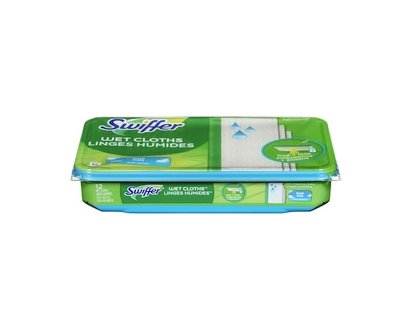 Swiffer Sweeper Wet Mopping Cloth Refills for Floor Mopping and Cleaning, Multi-Surface Floor Cleaner, Fresh Scent, 12 count - 12.0 EA