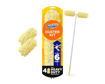 Swiffer Dusters Heavy Duty Super Extendable Handle Dusting Kit (1 Handle, 4 Dusters) - 1.0 EA