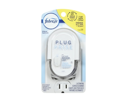 Febreze Plug In Air Freshener, Odor-Fighting Scented Oil Warmer Device, 1 Count - 1.0 EA