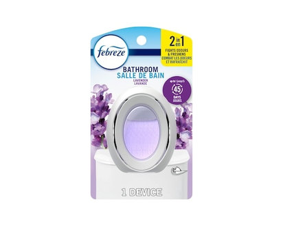 Febreze Assainisseur d’air Salle de bain, combat les odeurs, parfum Lavande, 1 unité - 7.5 ML