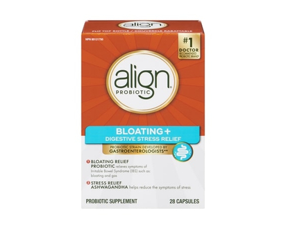 Align Probiotiques, ballonnements et soulagement du stress digestif, probiotique avec Ashwagandha, probiotique pour la santé intestinale, aide à soula