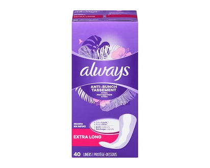 Always Liner Unscented, Extra Long 40-count - 40.0 EA