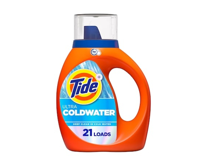 Tide Ultra Coldwater Liquid Laundry Detergent, Original Scent, 21 Loads, Laundry Detergent Liquid Formulated for Cold Water - 887.0 ML
