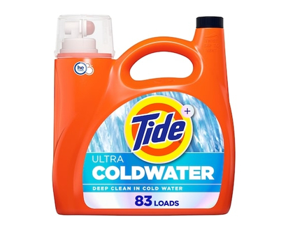 Tide Ultra Coldwater Liquid Laundry Detergent, Original Scent, 83 Loads, Laundry Detergent Liquid Formulated for Cold Water - 3460.0 ML