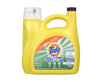 Tide Simply ALL in ONE Laundry Detergent - 4160.0 ML