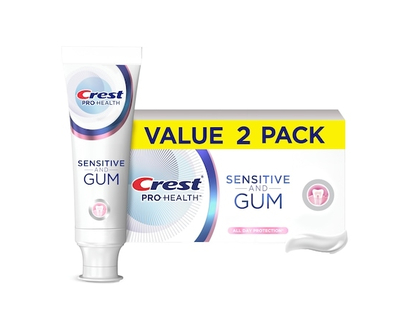 Crest Dentifrice Pro-Santé Dents sensibles et gencives Protection toute la journée, dentifrice au fluorure antibactérien et contre la carie, éprouvé e