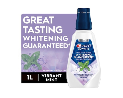 Crest 3D White Whitening Mouthwash - 1000 ML