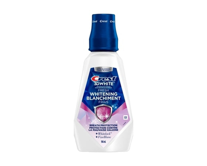 Crest Bain de bouche 3D White blanchiment frais - 946.0 ML