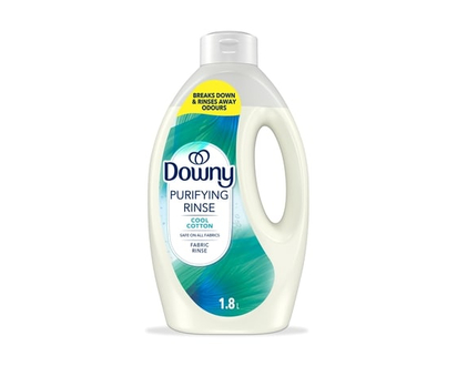 Downy Purifying Rinse Laundry Odour Remover, Cool Cotton Scent, Fabric Softener and Laundry Odour Removal - 1.8 L