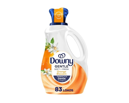 Downy Gentle Soft + Fresh Fabric Softener Liquid, Orange Blossom Scent, 83 loads, Liquid Fabric Softener D - 1.66 L