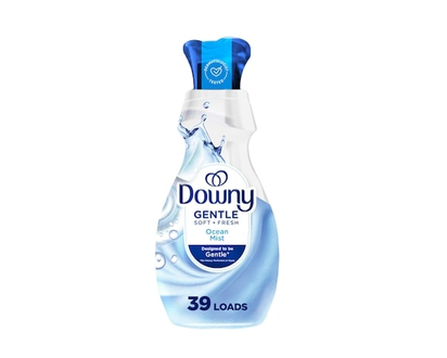 Downy Gentle Soft + Fresh Fabric Softener Liquid, Ocean Mist Scent, 39 loads, Liquid Fabric Softener Desig - 780.0 ML