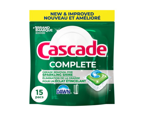 Complete Dishwasher Detergent Fresh, 15ct - 15.0 EA