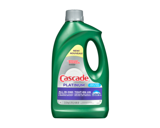 Platinum Dishwasher Gel, Fresh Scent - 2218.0 ML