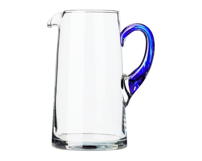 Libbey Cantina Pitcher, Blue and Clear - 1.0 EA