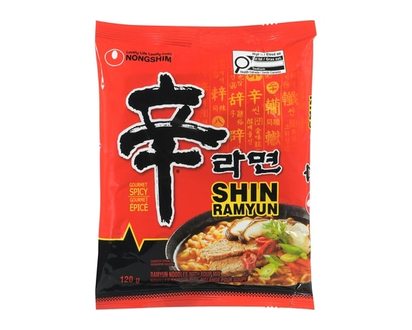 Nong Shim Shin nouilles avec mélange pour soupe gourmet épicé - 120 G