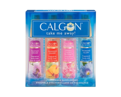 Calgon Fragrance Body Mist Sampler Set - 4 PK