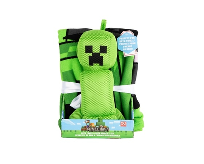 MINECRAFT Bath Buddy and Towel Set - 1.0 EA