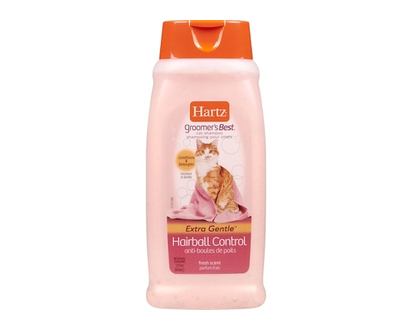 Hartz Groomer's Best Cat Shampoo Hairball Control Fresh Scent - 444.0 ML