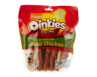 Hartz Oinkies Dog Chew Treats Lasting Twists Heavier Chew - 464.0 G