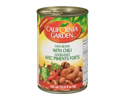 California Garden Fava Beans With Chili - 450.0 G