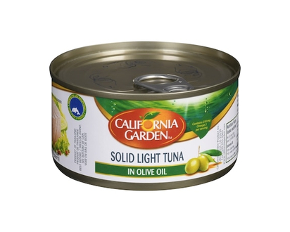 California Garden Solid Light Tuna In Olive Oil - 185.0 G