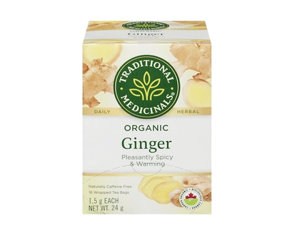 Traditional Medicinals Wrapped Tea Bags Ginger Organic - 16.0 EA