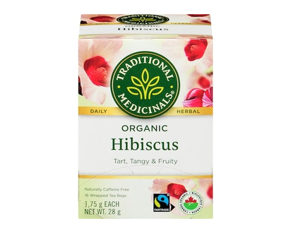 Traditional Medicinals Hibiscus Organic Wrapped Tea Bags - 16.0 EA
