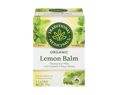 Traditional Medicinals Lemon Balm Organic Wrapped Tea Bags - 16.0 EA