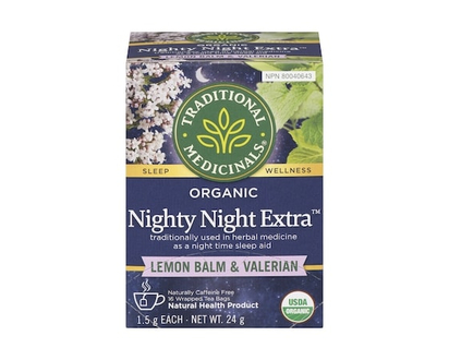 Traditional Medicinals Nighty Night Extra Valerian Organic Wrapped Tea Bags - 16.0 EA