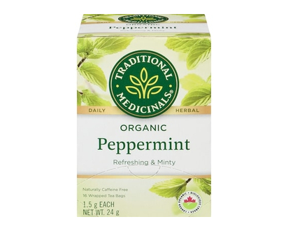 Traditional Medicinals Peppermint Organic Wrapped Tea Bags - 16.0 EA