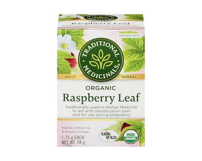 Traditional Medicinals Raspberry Leaf Organic Wrapped Tea Bags - 16.0 EA