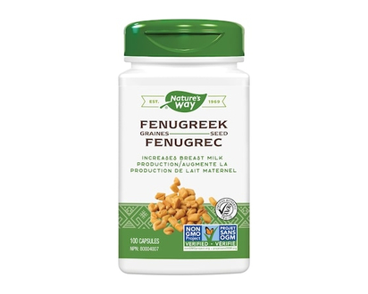Nature's Way Fenugreek Seed100 Vegetarian Capsules - 100.0 EA