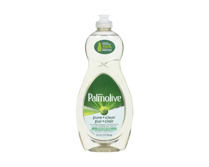 Palmolive Ultra Dishwashing Liquid Dish Soap, Pure + Clear Spring Fresh - 591.0 ML