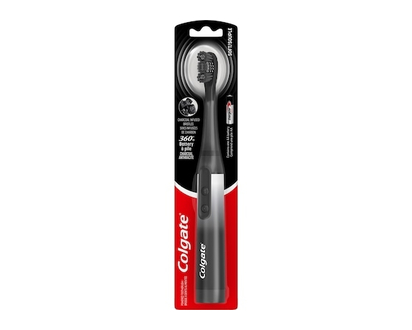 Colgate Toothbrushes, 360 Charcoal Sonic Powered Battery Toothbrush - 1.0 EA
