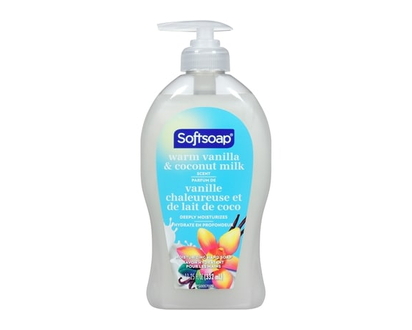 Softsoap Pompe De Savon Liquide Pour Les Mains Hydratant Intense Warm Vanilla & Coconut Milk - 332.0 ML