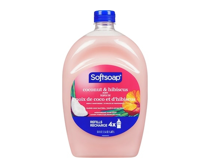 Softsoap Moisturizing Liquid Hand Soap Refill, Coconut & Hibiscus - 1.47 L