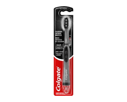 Colgate Toothbrushes, Charcoal Sonic Powered Vibrating Toothbrush Soft 1 Count - 1.0 EA