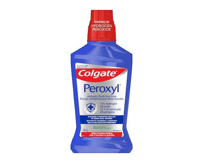 Colgate Peroxyl Antiseptic Mouth Sore Rinse - 500.0 ML