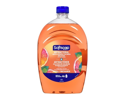 Softsoap Antibacterial Liquid Hand Soap Refill, Crisp Clean - 1.47 L